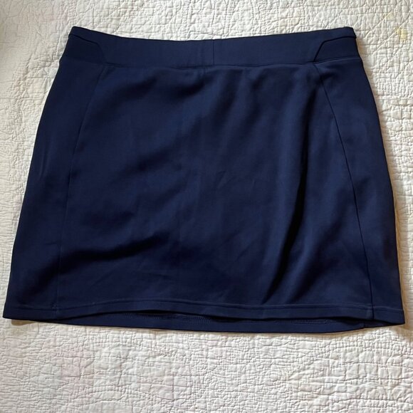 Ralph Lauren Golf Womens Navy Blue Skort L Nylon & Cotton **Flaw** - Picture 2 of 16